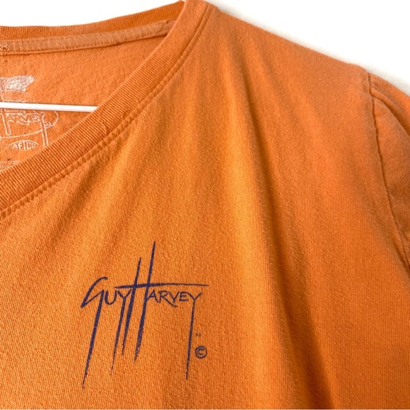 Guy Harvey Orange Swordfish Graphic Tee - Picture 3 of 6